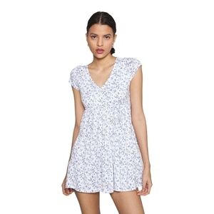HOLLISTER Floral Jersey Mini Dress. Size L